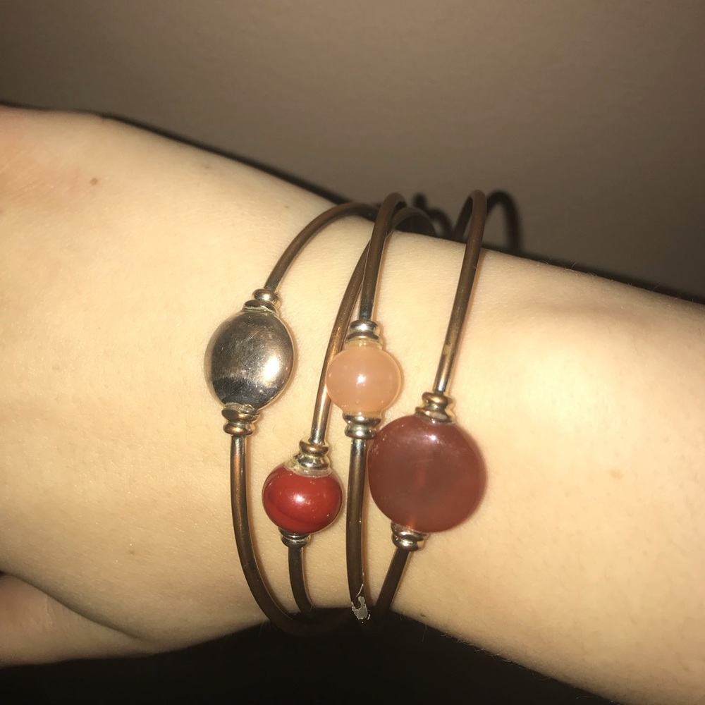 Red and Silver Bangles